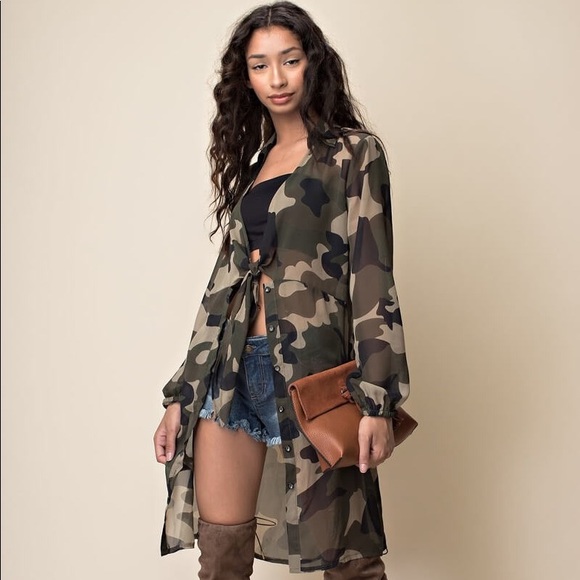 Women's Army cardigan - Picture 2 of 4